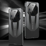 For Huawei Mate 60 Pro GKK Leather Supercar Shockproof Phone Case(Black)