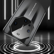 For Huawei Mate 60 Pro GKK Leather Supercar Shockproof Phone Case(Black)