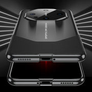For Huawei Mate 60 Pro GKK Leather Supercar Shockproof Phone Case(Red)