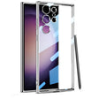 For Samsung Galaxy S24 Ultra GKK Plating Transparent TPU Phone Case, Without pen(Silver) - Galaxy S24 Ultra 5G Cases by GKK | Online Shopping South Africa | PMC TechLife | Buy Now Pay Later Mobicred