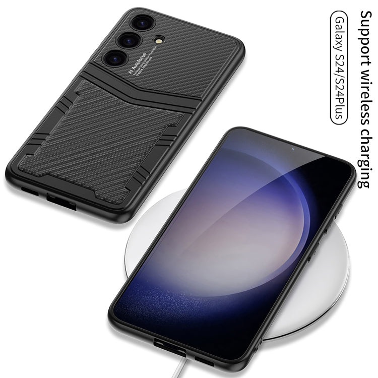 For Samsung Galaxy S24+ 5G GKK TPU + PU Full Coverage Phone Case(Python Texture)