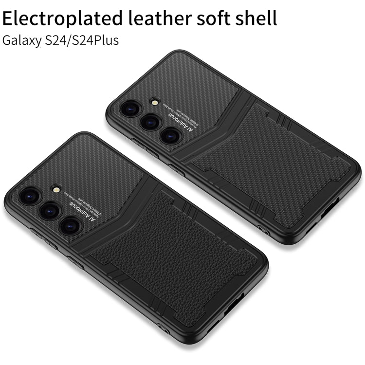 For Samsung Galaxy S24 5G GKK TPU + PU Full Coverage Phone Case(Python Texture)