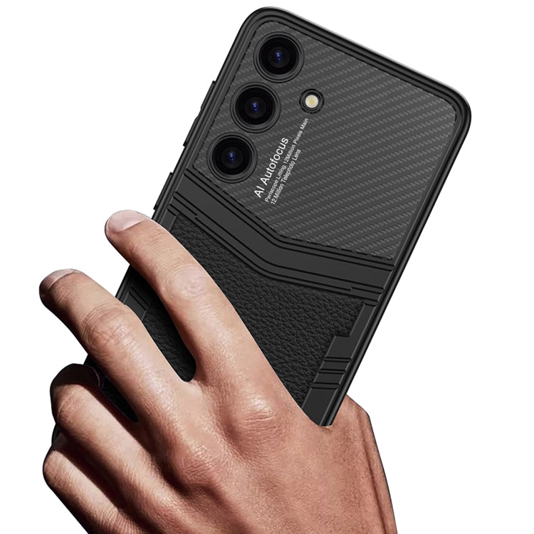 For Samsung Galaxy S24 5G GKK TPU + PU Full Coverage Phone Case(Python Texture)