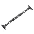 For Apple Watch Series 7 45mm Diamond Hearts Metal Chain Watch Band(Black) - free shipping - PMC TechLife - Order now!