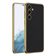 For Samsung Galaxy S24+ 5G GKK Plating TPU + Leather Full Coverage Phone Case(Black) - free shipping - PMC TechLife - Order now!