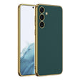 For Samsung Galaxy S24+ 5G GKK Plating TPU + Leather Full Coverage Phone Case(Green) - free shipping - PMC TechLife - Order now!