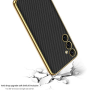 For Samsung Galaxy S24+ 5G GKK Plating TPU + Leather Full Coverage Phone Case(Green)