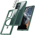 For Samsung Galaxy S24 Ultra 5G Acrylic PC MagSafe Magnetic Phone Case(Green) - Galaxy S24 Ultra 5G Cases by PMC TechLife | Online Shopping South Africa | PMC TechLife | Buy Now Pay Later Mobicred