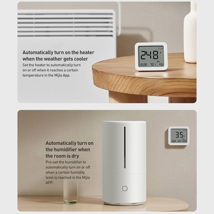 Original Xiaomi Mijia Smart Bluetooth Digital Thermometer Hygrometer 3(White)
