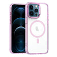 For iPhone 12 Pro Max MagSafe Magnetic Clear Phone Case(Pink) - free shipping - PMC TechLife - Order now!