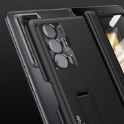 For Honor Magic V2 GKK Integrated Magnetic Folding Hinge All-inclusive Phone Case(Black)