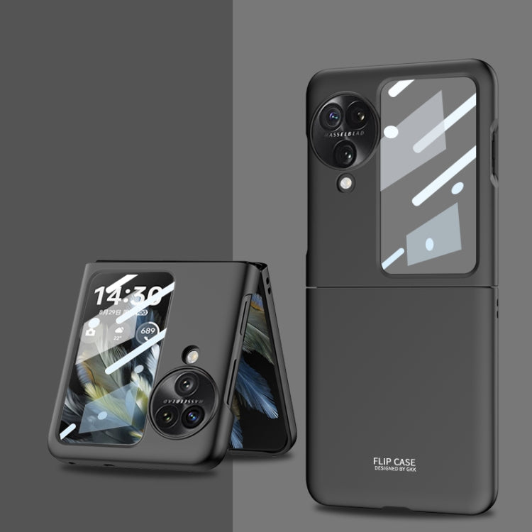 For OPPO Find N3 Flip GKK Integrated Ultra-thin Full Coverage Protective Phone Case(Black)