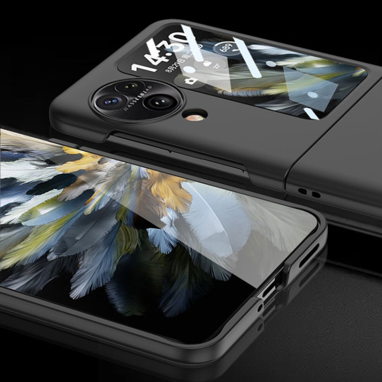For OPPO Find N3 Flip GKK Integrated Ultra-thin Full Coverage Protective Phone Case(Black)