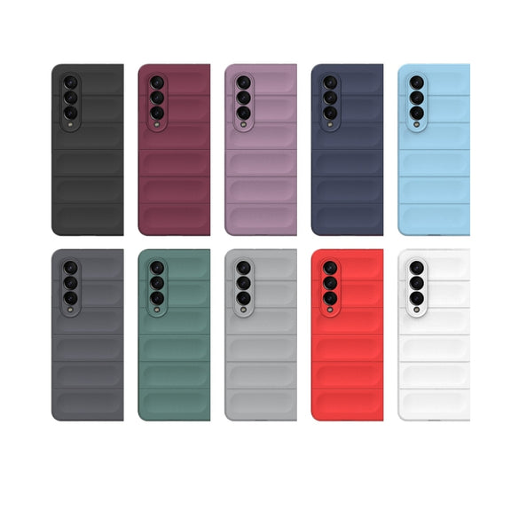 For Samsung Galaxy Z Fold4 5G Magic Shield Fold PC Shockproof Phone Case(Red)