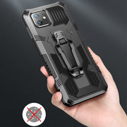 For iPhone 8 & 7 Machine Armor Warrior Shockproof PC + TPU Protective Case(Space Gray)