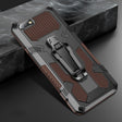 For iPhone 8 & 7 Machine Armor Warrior Shockproof PC + TPU Protective Case(Coffee) - More iPhone Cases by NILLKIN | Online Shopping South Africa | PMC TechLife