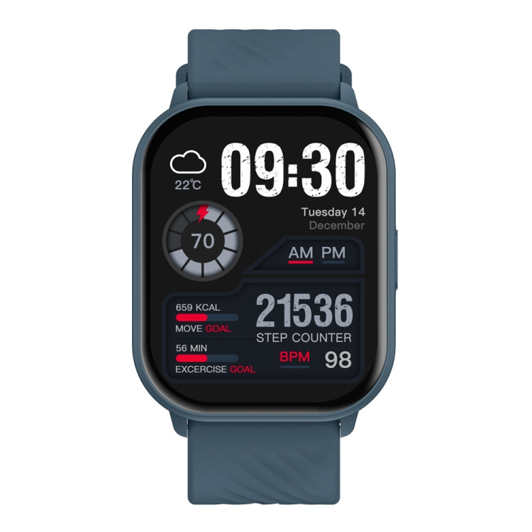 Zeblaze GTS 3 2.03 inch IP68 Water-resistant Smart Bluetooth Call Watch(Blue)