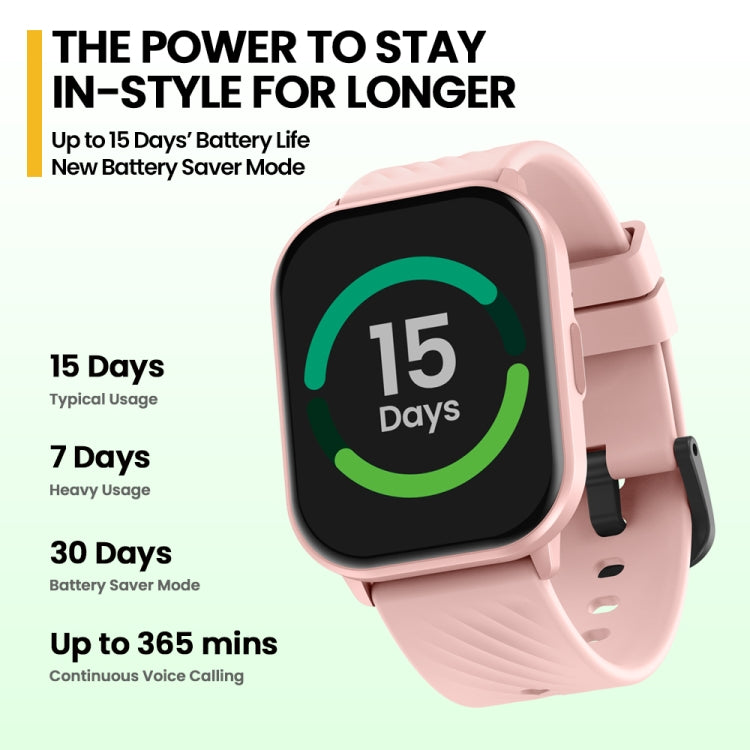 Zeblaze GTS 3 2.03 inch IP68 Water-resistant Smart Bluetooth Call Watch(Pink)