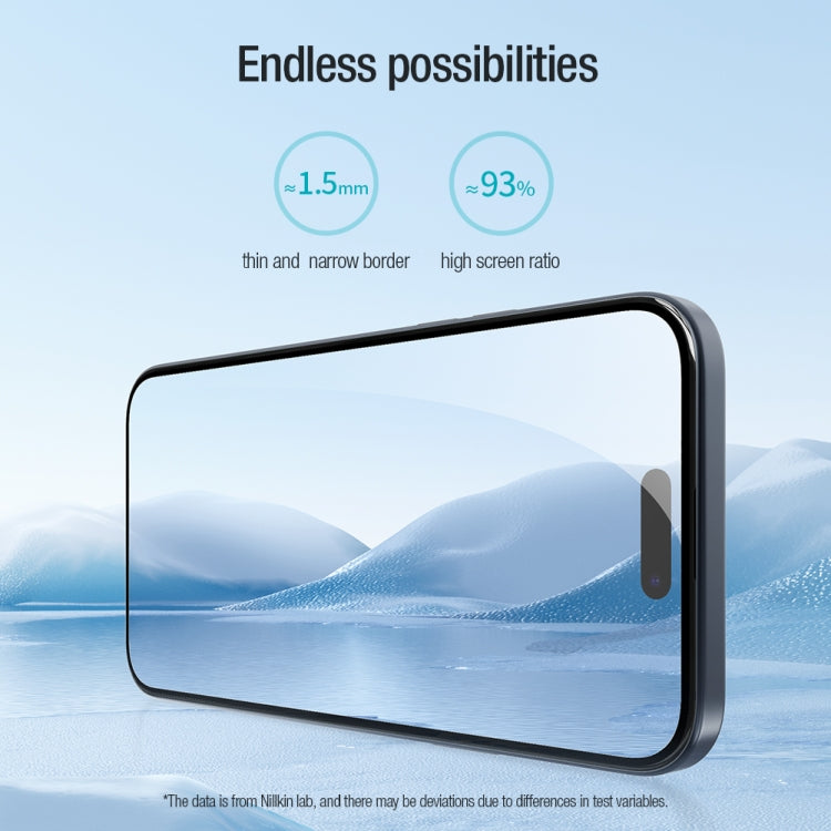 For iPhone 15 10pcs NILLKIN Chang Series Tempered Glass Protective Film
