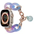 For Apple Watch Ultra 2 49mm Gradient Resin Chain Watch Band(Blue) - free shipping - PMC TechLife - Order now!