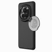 For Honor Magic6 Pro NILLKIN CamShield Prop MagSafe Magnetic PC Phone Case(Black)