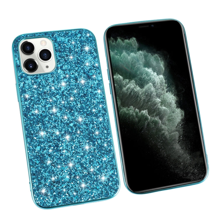 For iPhone 12 mini Glitter Powder Shockproof TPU Protective Case(Rose Gold)