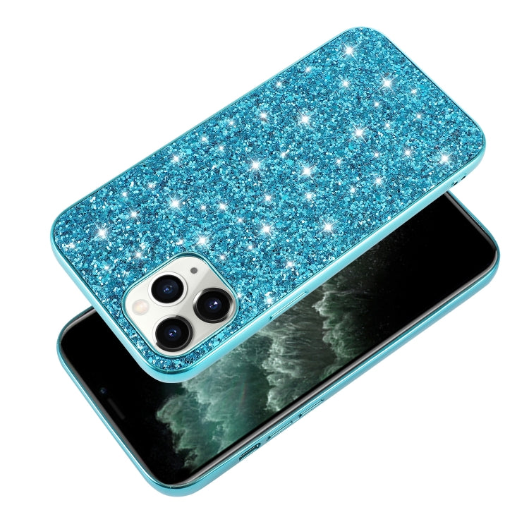 For iPhone 12 mini Glitter Powder Shockproof TPU Protective Case(Rose Gold)
