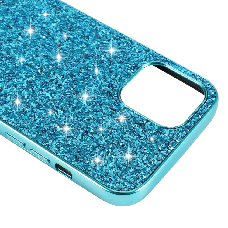 For iPhone 12 mini Glitter Powder Shockproof TPU Protective Case(Rose Gold)