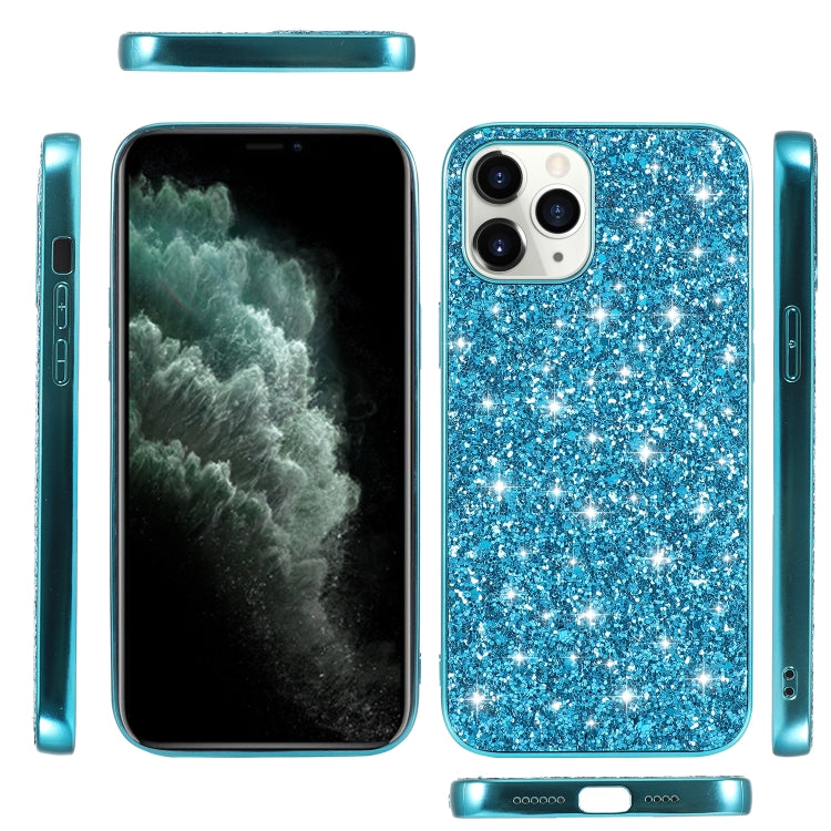 For iPhone 12 mini Glitter Powder Shockproof TPU Protective Case(Rose Gold)