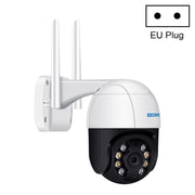 ESCAM QF518 5MP Smart WiFi IP Camera, Support AI Humanoid Detection / Auto Tracking / Dual Light Night Vision / Cloud Storage / Two Way Audio / TF Card, Plug:EU Plug(White)