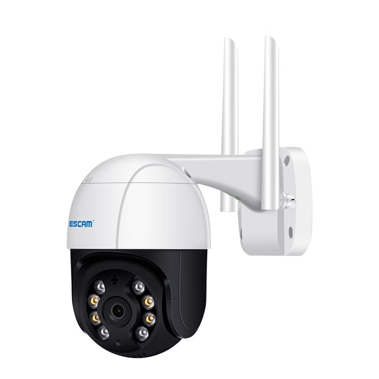 ESCAM QF518 5MP Smart WiFi IP Camera, Support AI Humanoid Detection / Auto Tracking / Dual Light Night Vision / Cloud Storage / Two Way Audio / TF Card, Plug:EU Plug(White)