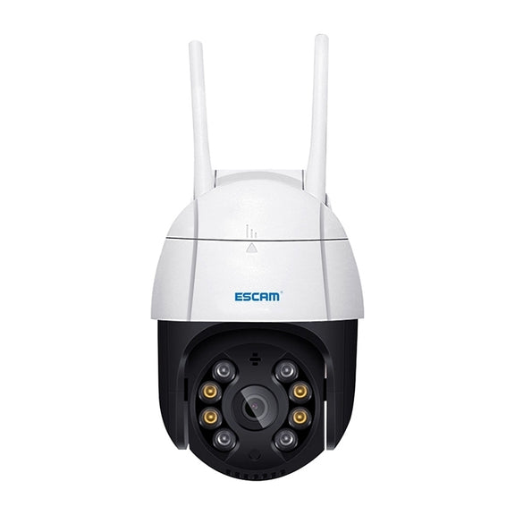 ESCAM QF518 5MP Smart WiFi IP Camera, Support AI Humanoid Detection / Auto Tracking / Dual Light Night Vision / Cloud Storage / Two Way Audio / TF Card, Plug:AU Plug(White)