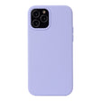 For iPhone 12 / 12 Pro Solid Color Liquid Silicone Shockproof Protective Case(Light Purple) - iPhone 12 / 12 Pro Cases by PMC TechLife | Online Shopping South Africa | PMC TechLife