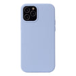 For iPhone 12 / 12 Pro Solid Color Liquid Silicone Shockproof Protective Case(Lilac Purple) - iPhone 12 / 12 Pro Cases by PMC TechLife | Online Shopping South Africa | PMC TechLife