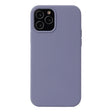 For iPhone 12 / 12 Pro Solid Color Liquid Silicone Shockproof Protective Case(Lavender Grey) - iPhone 12 / 12 Pro Cases by PMC TechLife | Online Shopping South Africa | PMC TechLife