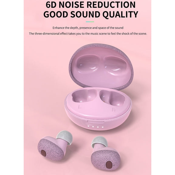 Calante T2S 5D Sound Effect Bluetooth 5.0 Wireless Bluetooth Earphone with Magnetic Charging Box, Support Call & Siri(Cherry Blossom Pink)