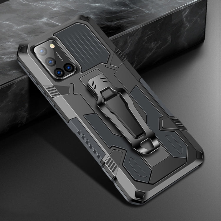 For Samsung Galaxy A71 Armor Warrior Shockproof PC + TPU Protective Case(Grey)