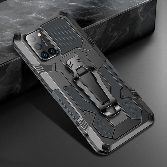 For Samsung Galaxy A71 Armor Warrior Shockproof PC + TPU Protective Case(Grey)