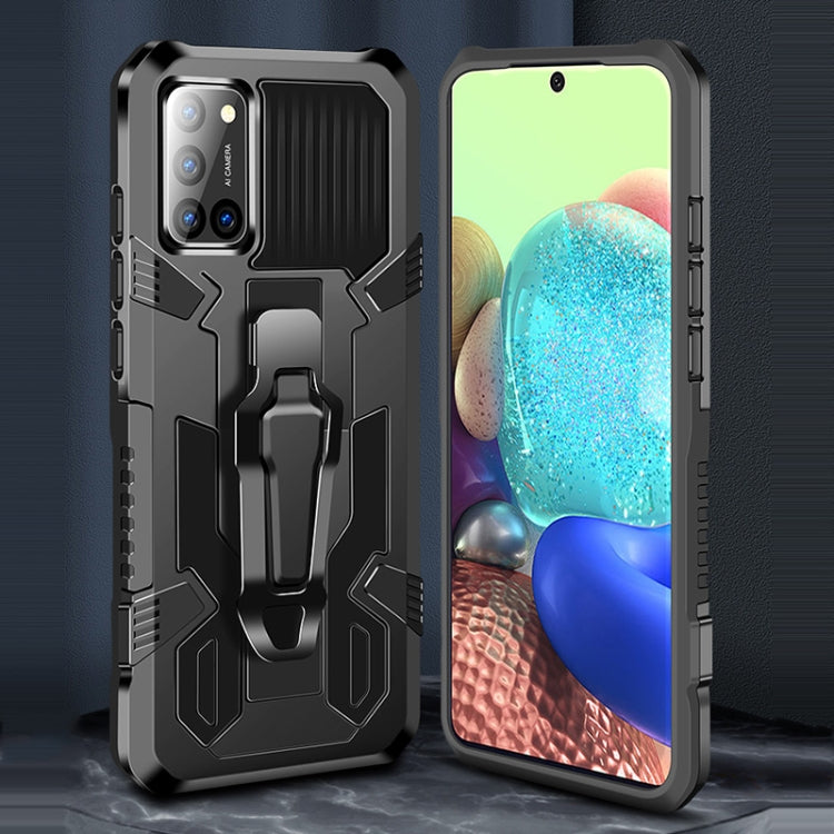 For Samsung Galaxy A71 Armor Warrior Shockproof PC + TPU Protective Case(Grey)
