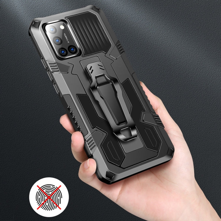 For Samsung Galaxy A71 Armor Warrior Shockproof PC + TPU Protective Case(Grey)