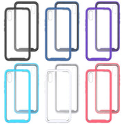 For Xiaomi Redmi 9A Starry Sky Solid Color Series Shockproof PC + TPU Protective Case(Navy Blue)