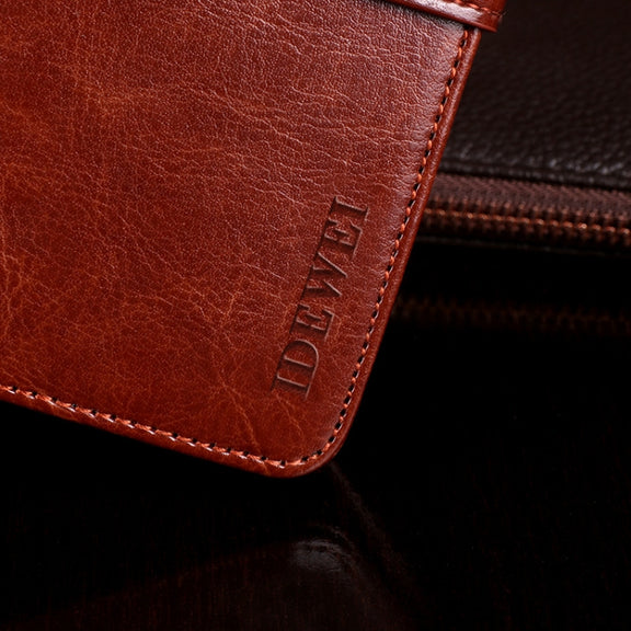 For Blackview BV9900 Pro idewei Crazy Horse Texture Horizontal Flip Leather Case with Holder & Card Slots & Wallet(Black)