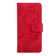 For Samsung Galaxy S20 FE / S20 FE 5G / S20 Lite Tiger Embossing Pattern Horizontal Flip Leather Case with Holder & Card Slots & Wallet(Red)