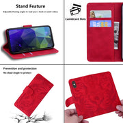 For Samsung Galaxy S20 FE / S20 FE 5G / S20 Lite Tiger Embossing Pattern Horizontal Flip Leather Case with Holder & Card Slots & Wallet(Red)