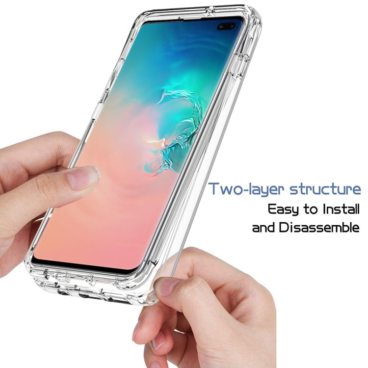 For Samsung Galaxy S10 Plus Shockproof  High Transparency PC+TPU Candy Colors Protective Case