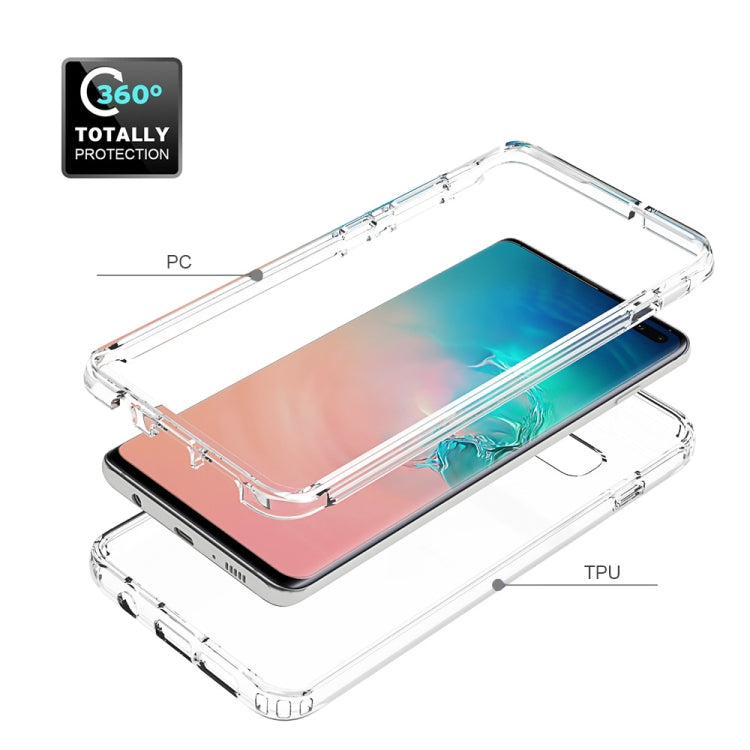 For Samsung Galaxy S10 Plus Shockproof  High Transparency PC+TPU Candy Colors Protective Case