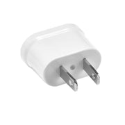 US & EU to US Plug AC Wall Universal Travel Power Socket Plug Adaptor, AC 250V (White)