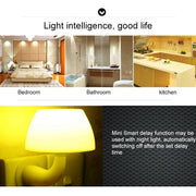 10A Round Shape WiFi Mini Plug APP Remote Control Timer Smart Socket, Support Alexa & Google Home, AC 100-240V, JP / US Plug