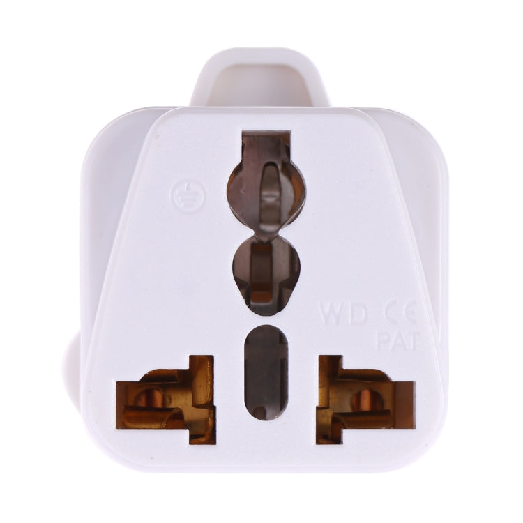 Portable Universal Socket to (Large) South Africa Plug Power Adapter Travel Charger (White)
