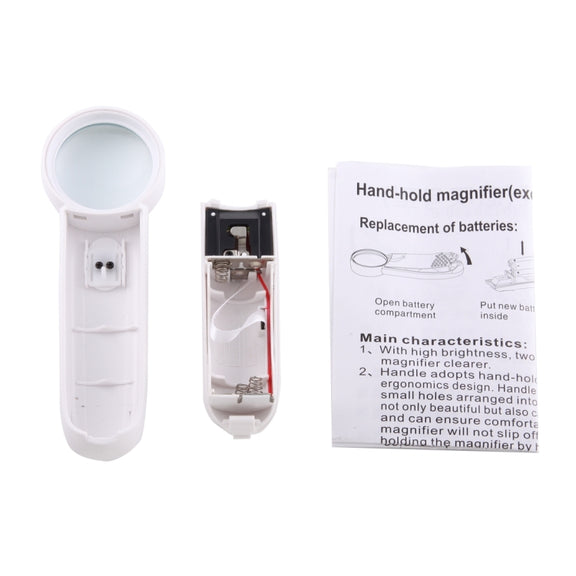 JAKEMY JM-Z19 Portable 8X Optical Magnifier with LED Light